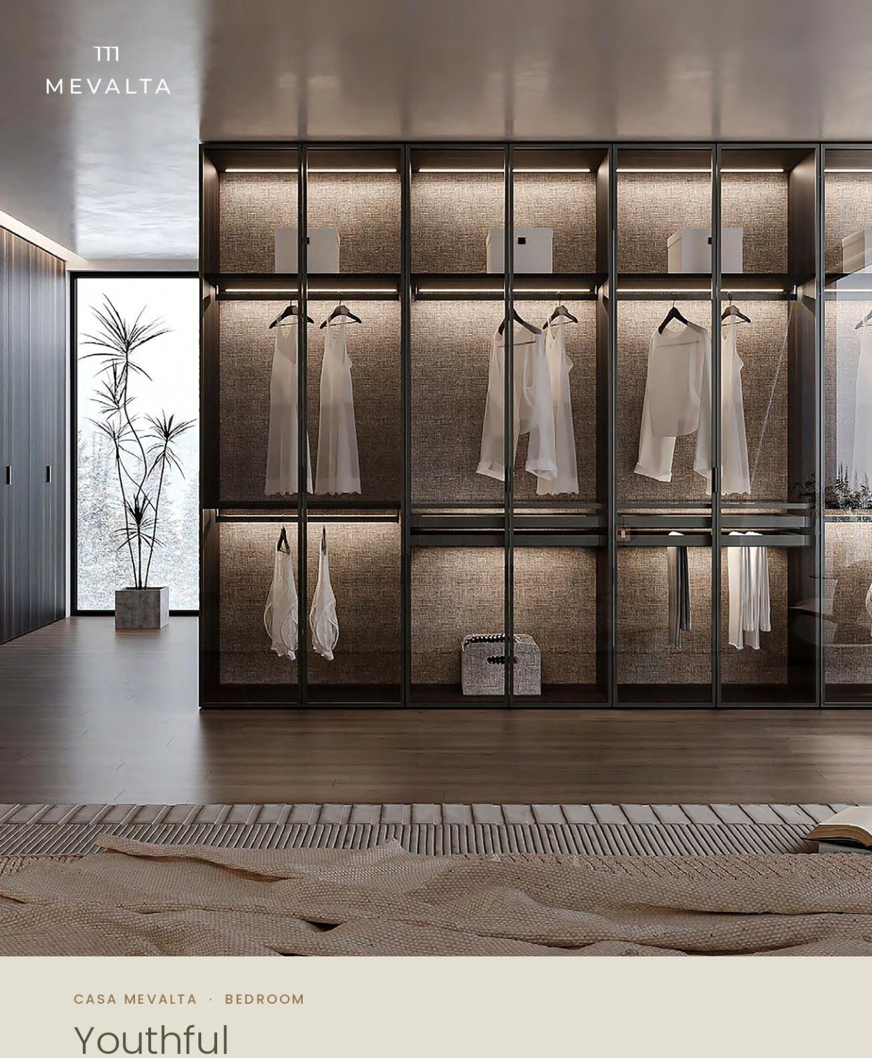 Casa Mevalta bedroom cabinetry