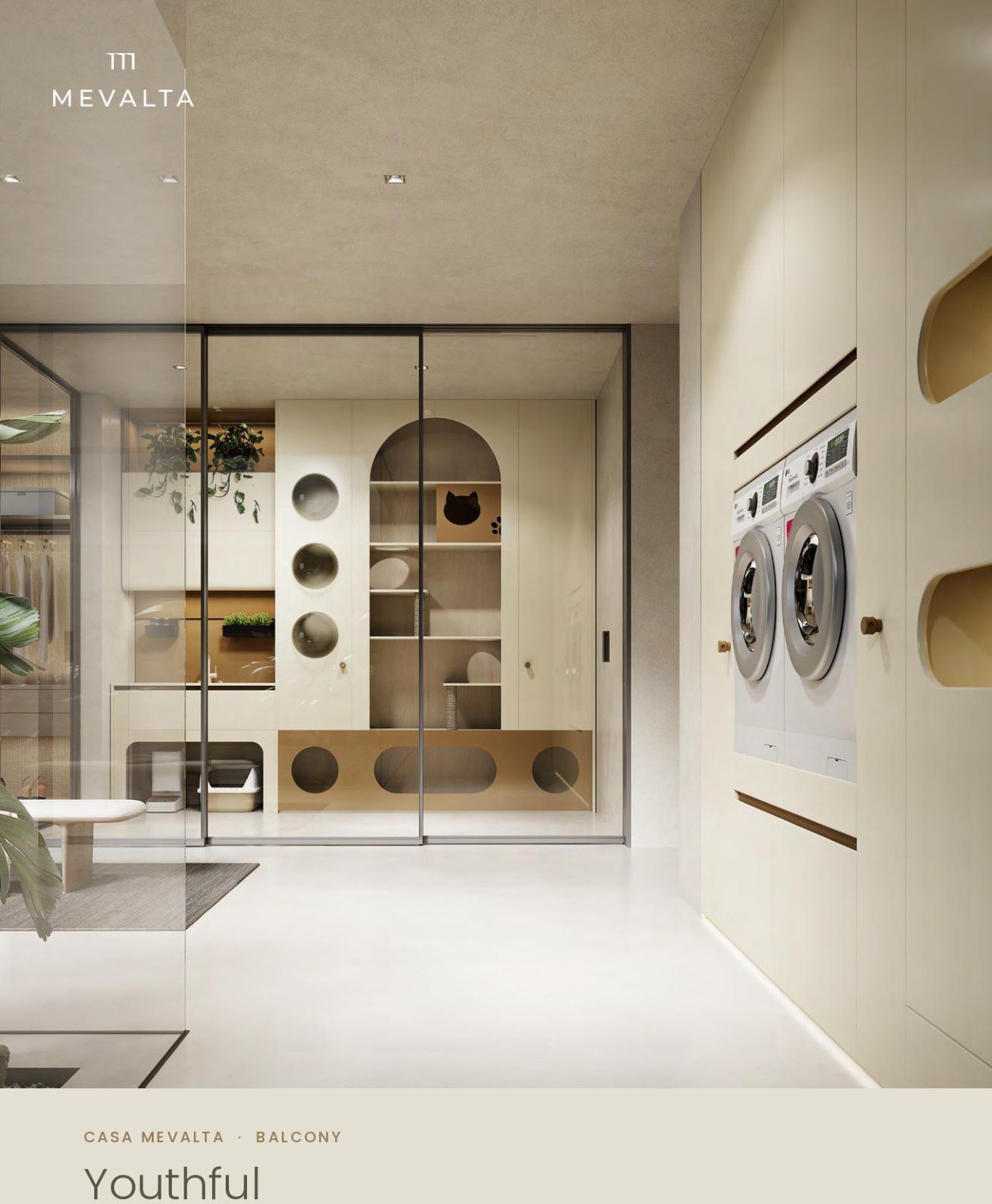Casa Mevalta living storage